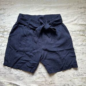 Liz Claiborne Lyocell Elastic Tie Waist Shorts 6” Inseam